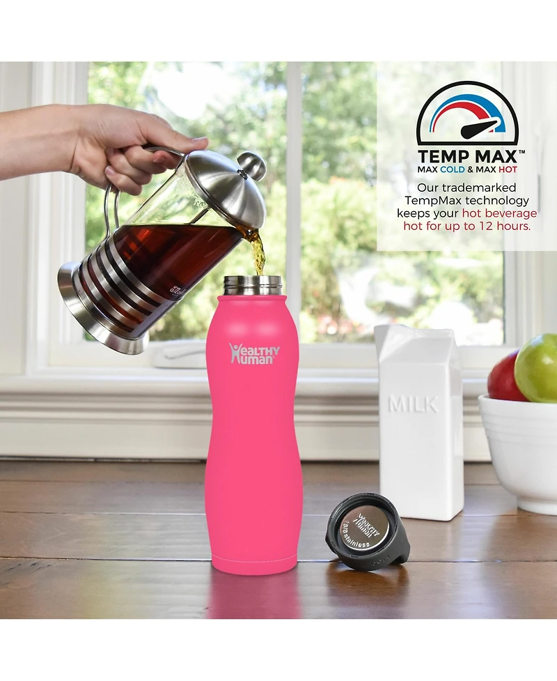 Curve Stainless Steel Bottle: 21oz