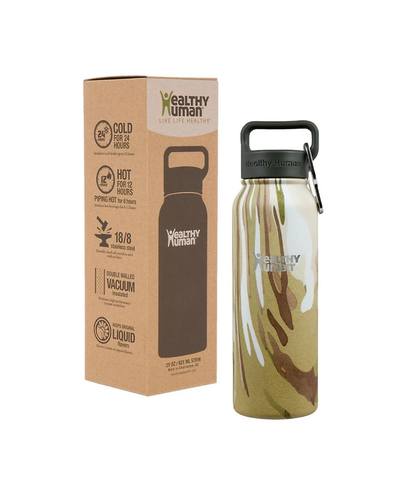 Stainless Steel Bottle: 21oz