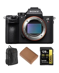 Sony Alpha a7R Iv Mirrorless Camera (V2), Bundle with Alpine 200 Backpack, 128GB Memory Card and Np-FZ100 Battery