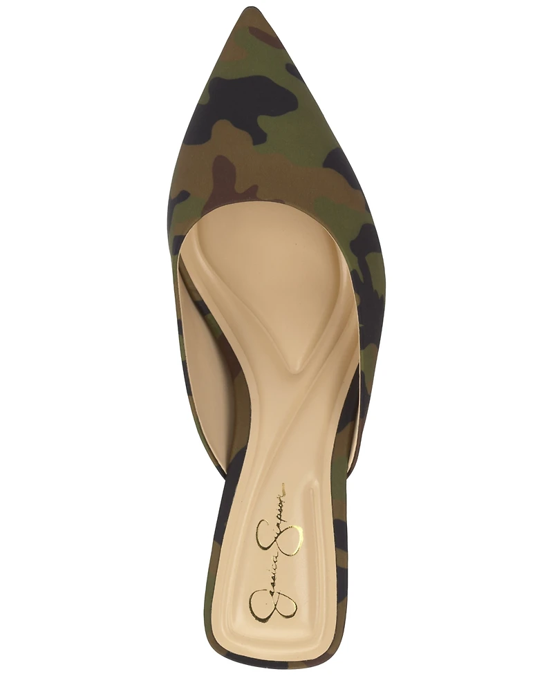 Jessica Simpson Women's Belvaen Mid-Heel Mule Pumps