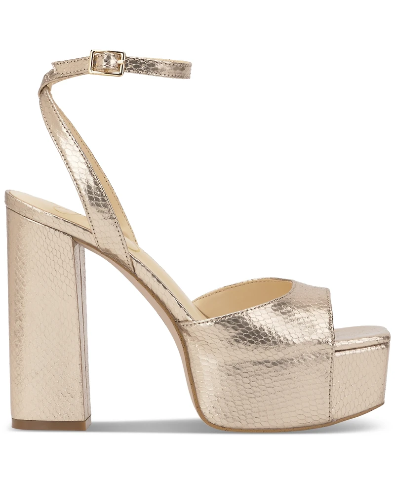 Jessica Simpson Women's Lirio Two-Piece Platform High-Heel Dress Sandals