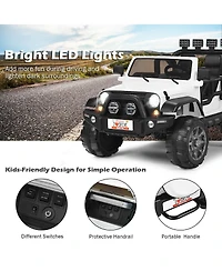 12V 2 Seater Kids Ride On Car with Storage Room