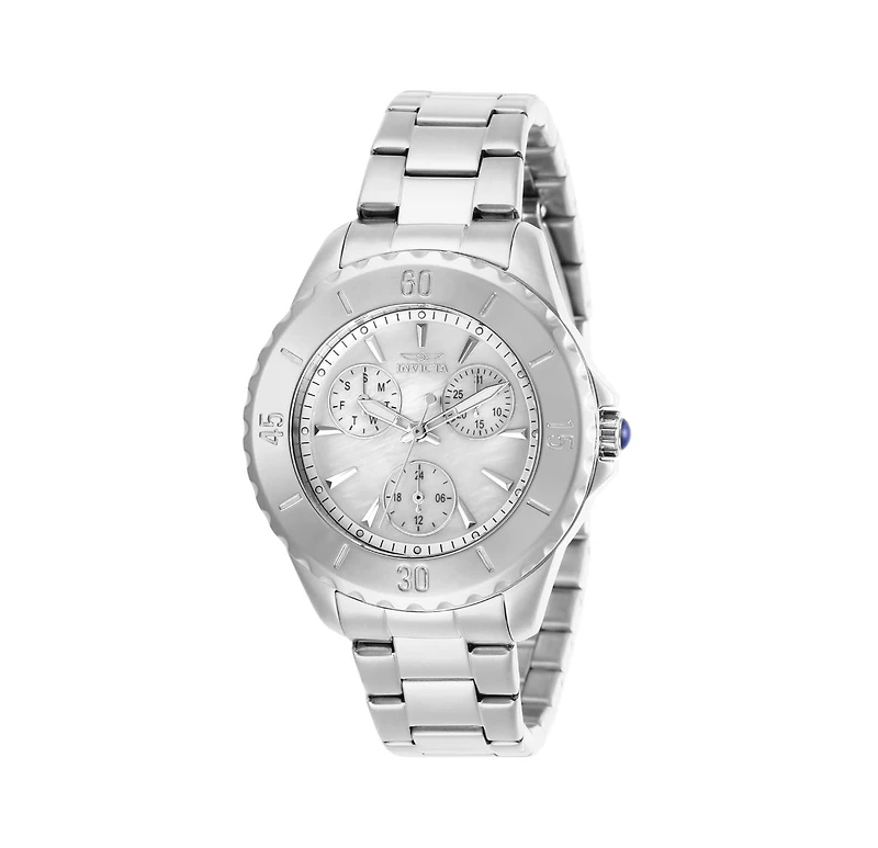 Invicta Women's 29106 Angel Quartz 3 Hand White Dial Watch