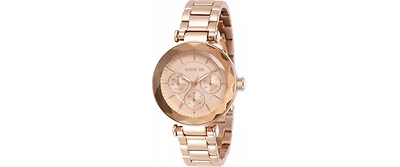 Invicta Women's 31272 Angel Quartz Chronograph Rose Gold Dial Watch