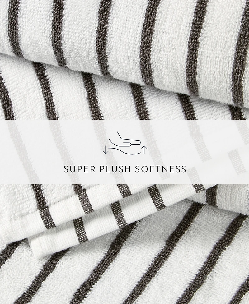 ienjoy Home Cabana Stripe Cotton Beach Towels Set, 30" x 70"