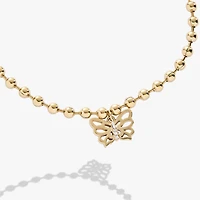 Butterfly Ball Chain Bracelet