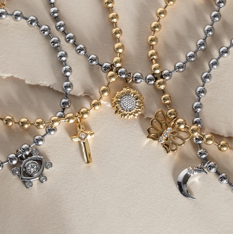 Butterfly Ball Chain Bracelet