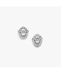 Alex and Ani Hamsa Mini Stud Earrings