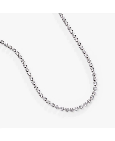 Crystal Tennis Chain Adjustable Necklace