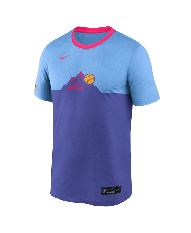 Nike Men's Gray Colorado Rockies 2025 City Connect Authentic Collection Velocity Performance T-Shirt