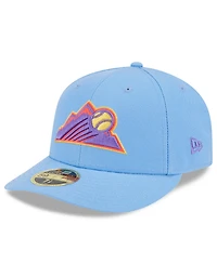 New Era Men's Light Blue Colorado Rockies 2025 City Connect Low Profile 59FIFTY Fitted Hat