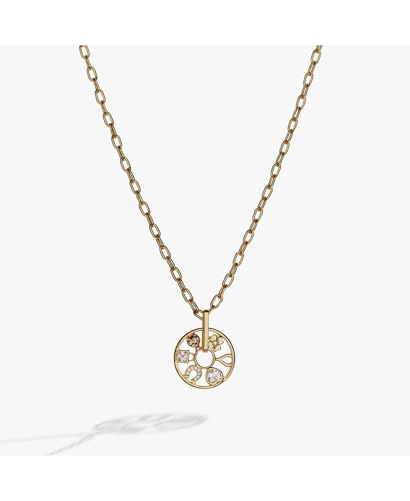 Alex and Ani Love Luck Wheel Necklace