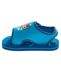 Nickelodeon Toddler Boys and Girls Patrol Hook Loop Dual Sizes Sandals