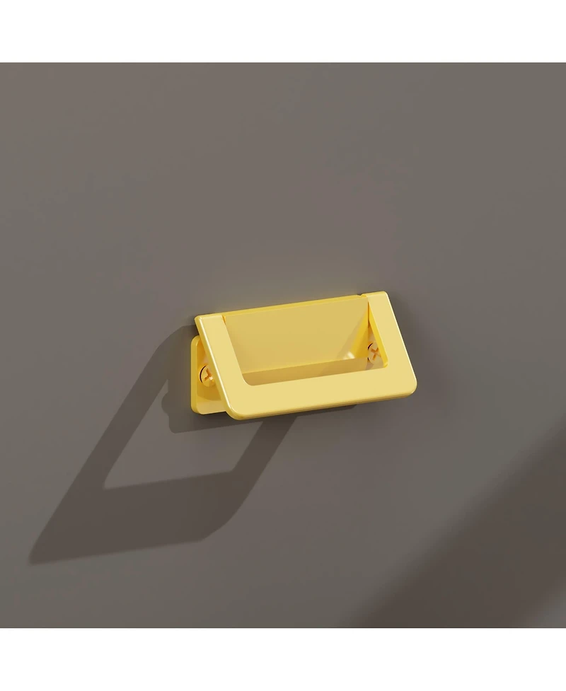 Changing table with six drawers, baby changing station with changing table top and drawers