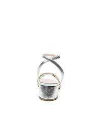 Alterre Women's Silver Marilyn Customizable Sandals