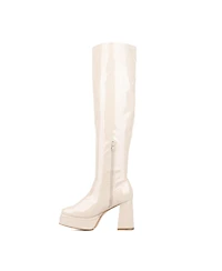Fashion To Figure Women's Manica Thigh High Platform Boot- Wide Width