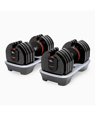 Nonzero Gravity PowerDyne Adjustable Dumbbell Weights (Coal 80lbs (Set of 2))