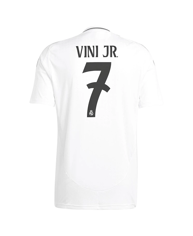 Adidas Men's Vini Jr. White Real Madrid 2024/25 Home Replica Player Jersey