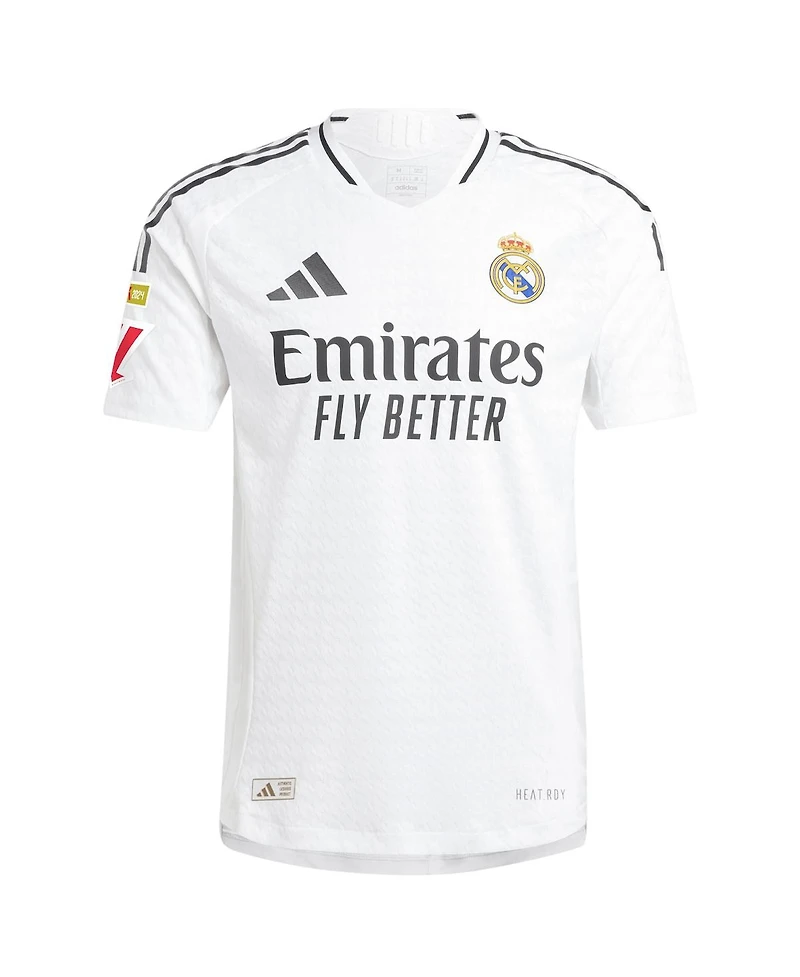 Adidas Men's Kylian Mbappe White Real Madrid 2024/25 Home Authentic Player Jersey