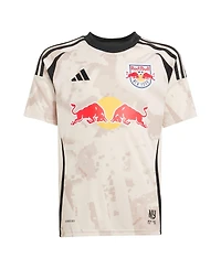 Adidas Big Boys and Girls Eric Maxim Choupo-Moting Tan New York Red Bulls 2025 Stone Kit Replica Player Jersey