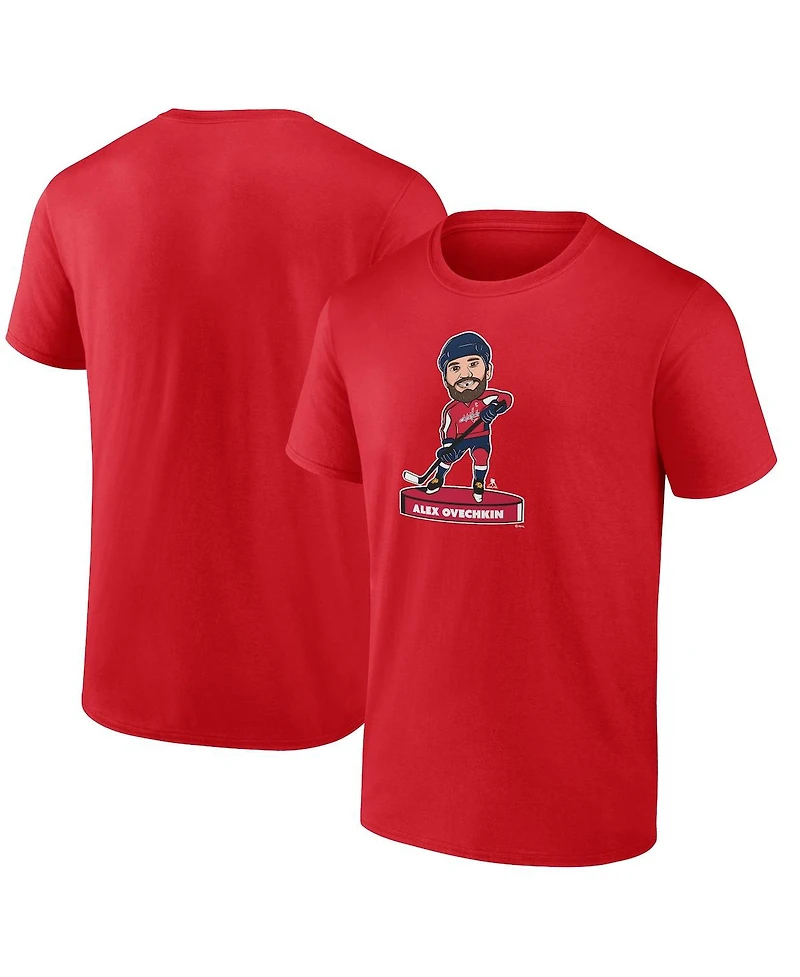 Fanatics Men's Alexander Ovechkin Red Washington Capitals Player Bobblehead T-Shirt