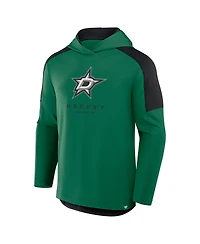 Fanatics Men's Kelly Green Dallas Stars Meta Game Transitional Pullover Hoodie