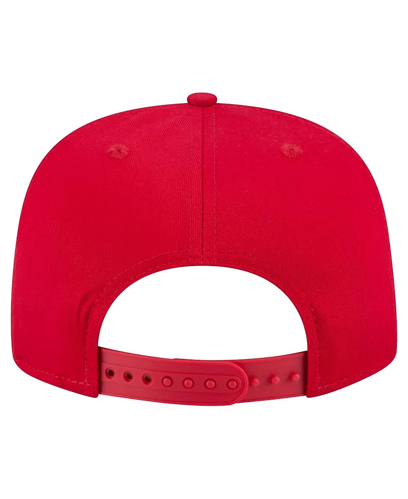 New Era Men's Scarlet Ohio State Buckeyes Adventure Team Text Golfer Snapback Hat