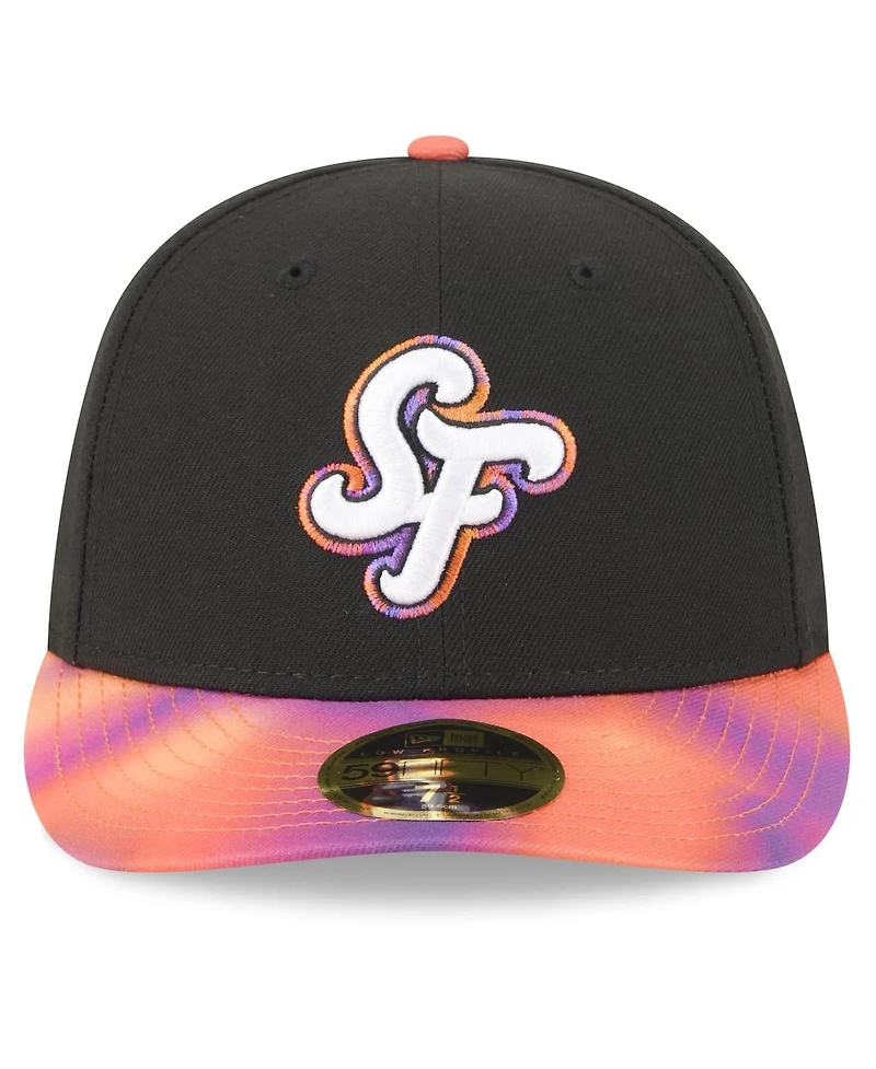 New Era Men's Black/Orange San Francisco Giants 2025 City Connect Low Profile 59FIFTY Fitted Hat