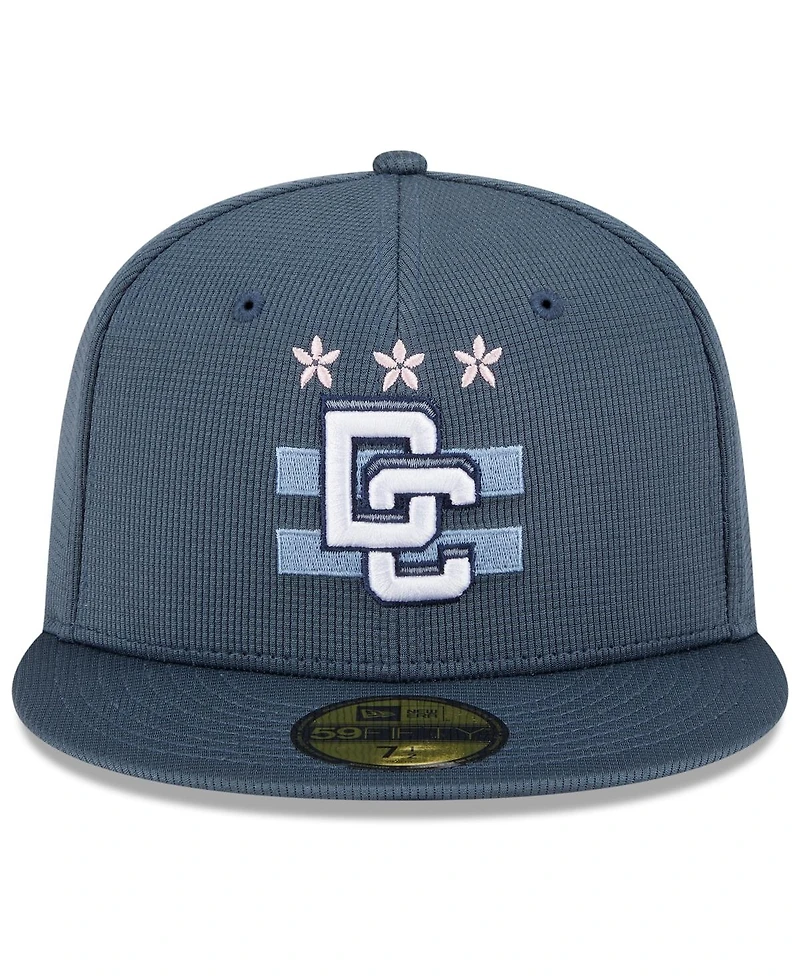 New Era Men's Blue Washington Nationals 2025 City Connect Batting Practice 59FIFTY Fitted Hat