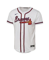 Nike Big Boys and Girls Austin Riley White Atlanta Braves Home Replica Player Jersey