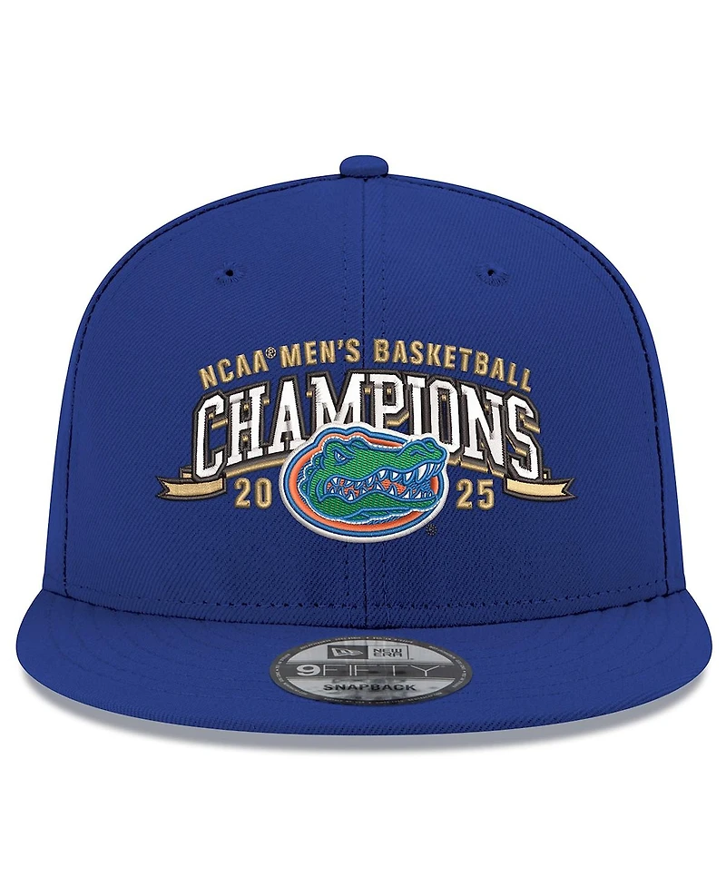 New Era Men's Royal Florida Gators 2025 Ncaa Men's Basketball National Champions 9FIFTY Snapback Hat