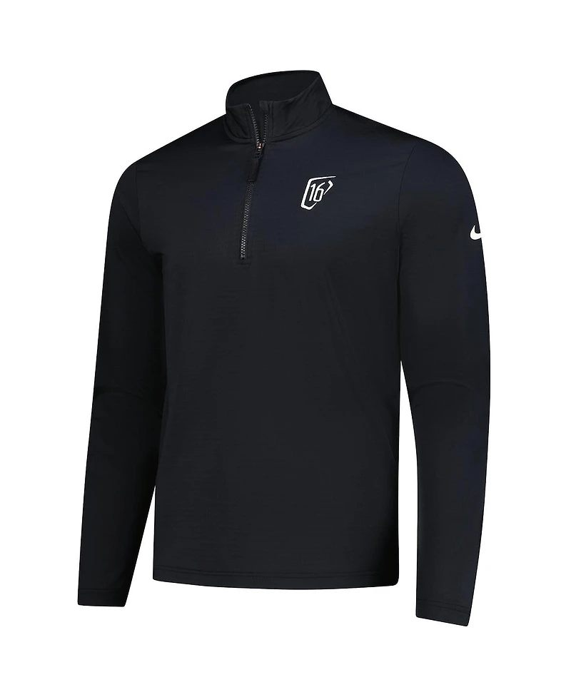 Nike Men's Black Wm Phoenix Open Victory Half-Zip Performance Pullover Sweatshirt