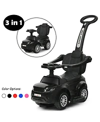 3 1 Ride on Push Car Toddler Stroller Sliding with Music