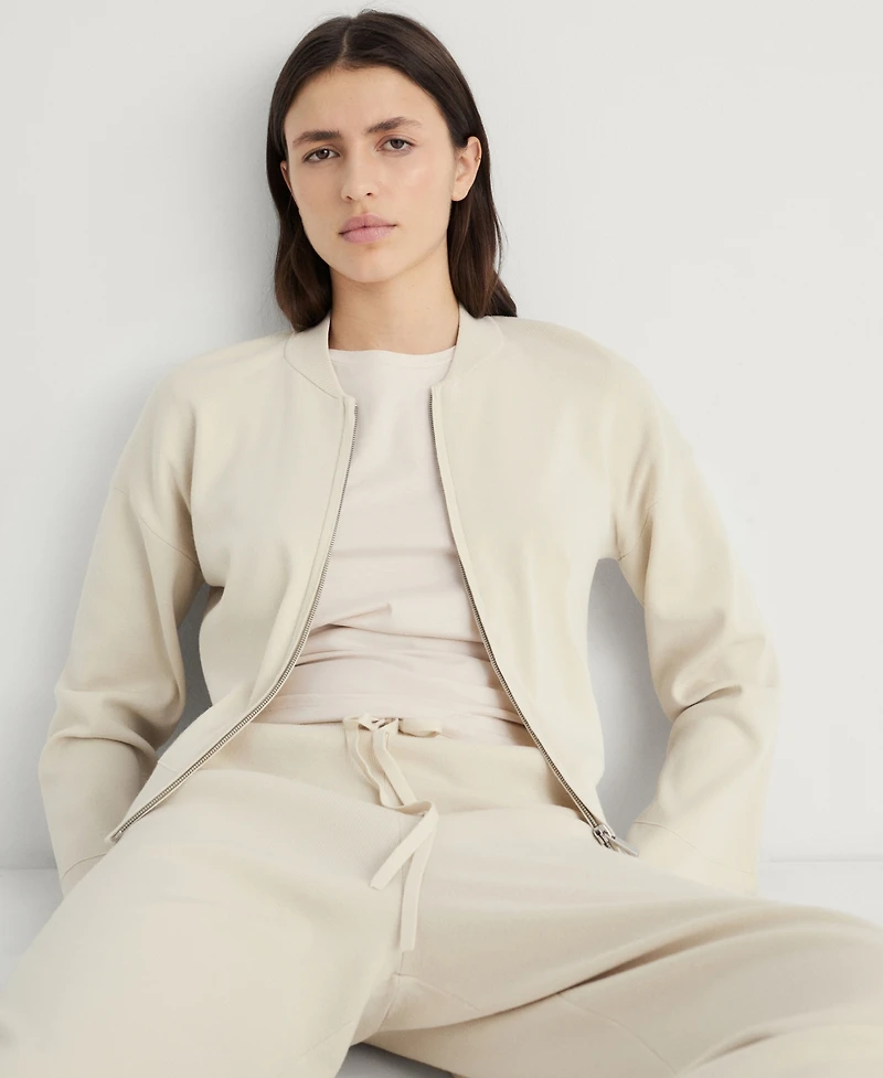 Mango Women's Ribbed Knit Pants