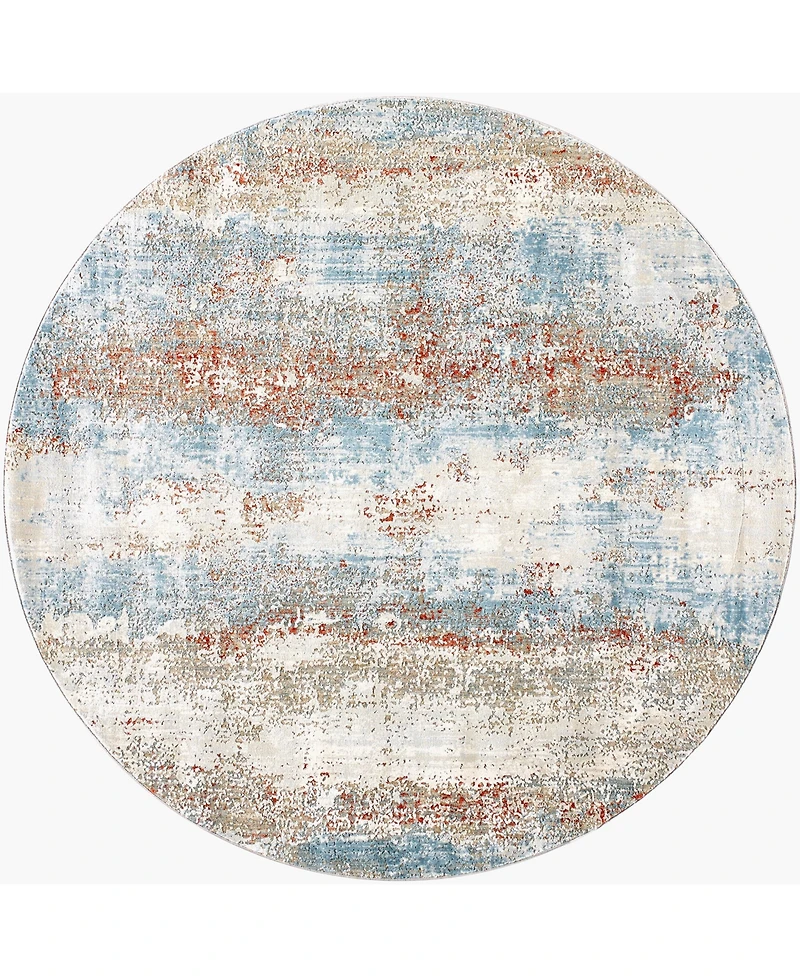 Livabliss Brunswick Bwk-2327 6'7"x6'7" Round Area Rug