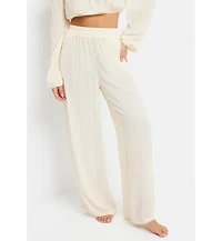 Lscn by Lascana Women's High Waisted Wide Leg Pants
