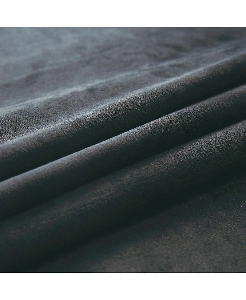 Heavyweight Wide Width 84-Inches Velvet Curtains Grommet Top (Single