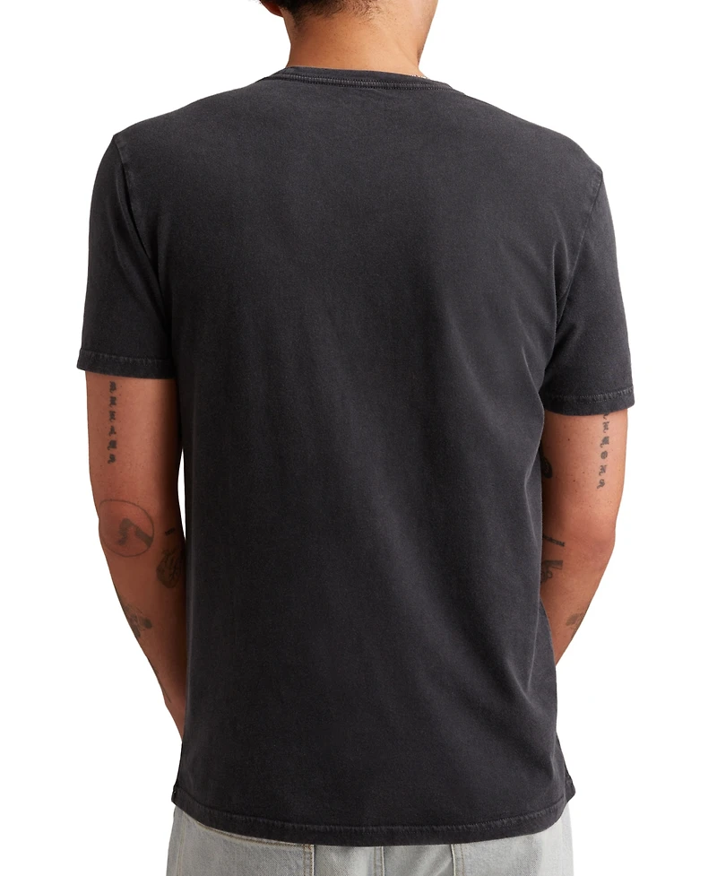 Lucky Brand Men's Ac-dc America Short Sleeve Crewneck Graphic T-Shirt
