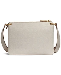 Donna Karan New York Glenwood Zippered Leather Crossbody with Tassel Detail