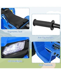 24V Kids Ride-On Electric Atv with Wireless Connection for Toddlers 3-8 Years Old