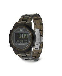 Daniel Wellington Unisex Chronograph Gray Plastic Watch, 42mm