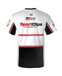Joe Gibbs Racing Team Collection Men's White Denny Hamlin Sport Clips Uniform T-Shirt