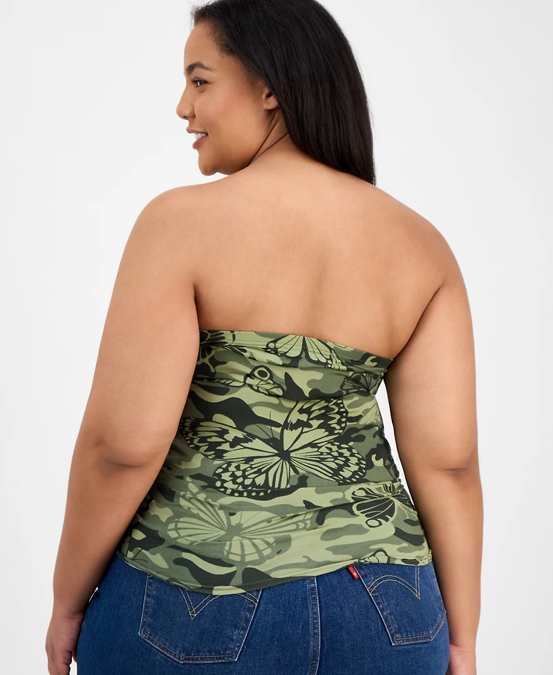 Full Circle Trends Trendy Plus Size Yummy Tube Top