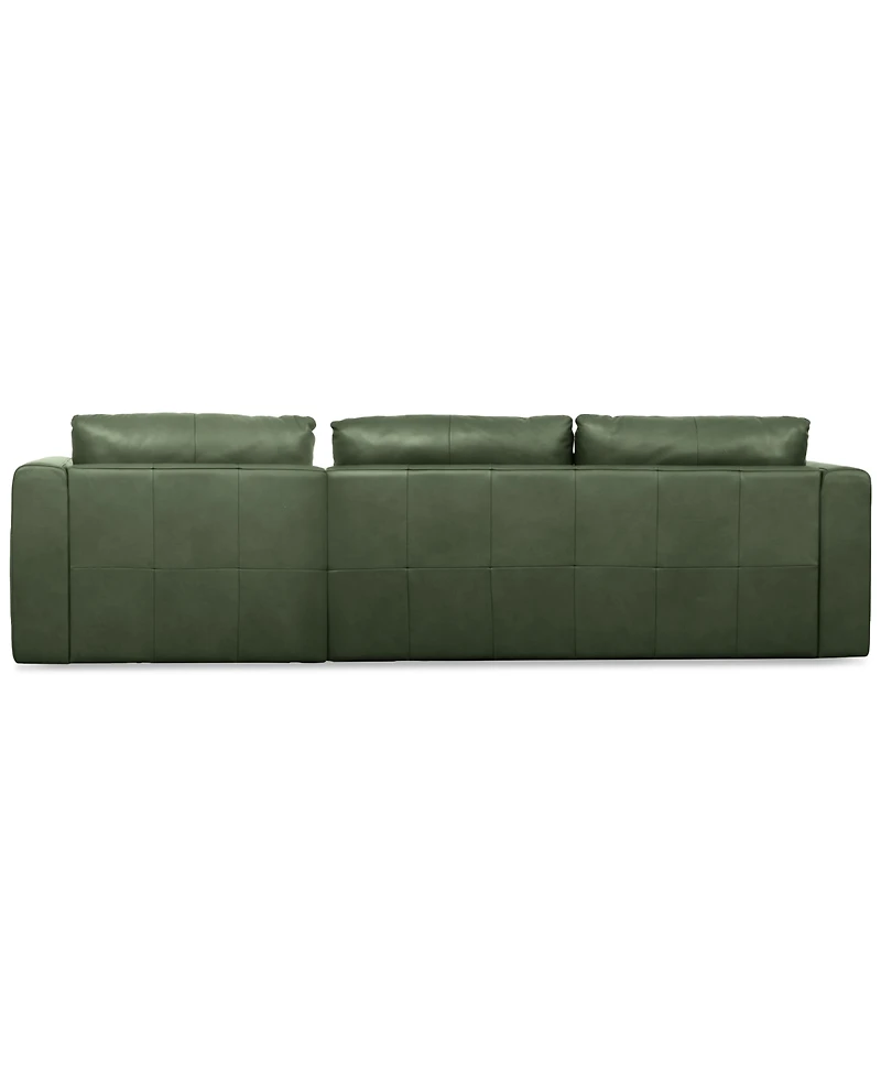 Touville 2-Pc. Leather Sectional with Chaise, Exclusively at Macy's