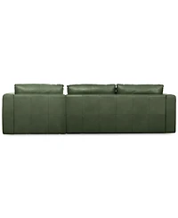 Touville 2-Pc. Leather Sectional with Chaise, Exclusively at Macy's