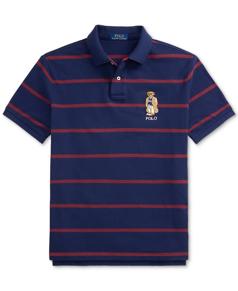 Polo Ralph Lauren Men's Custom Slim Fit Bear Mesh Shirt