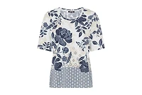 Olsen Women's Prairie Floral Print T-Shirt