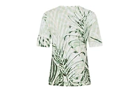 Olsen Women's Embellished Palm Print T-Shirt