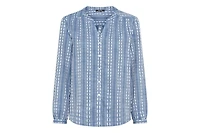 Olsen Women's Prairie Floral Embroidered Tunic