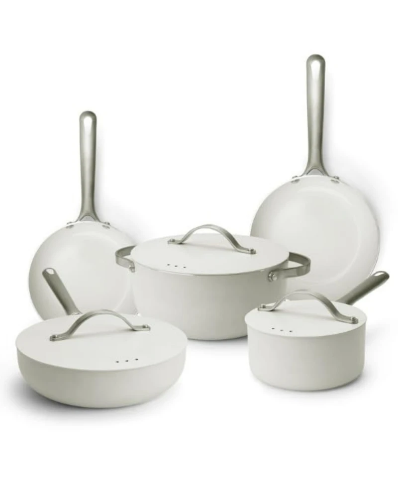 Alva Mobi 8-pc Ceramic Nonstick Cookware Set - Healthy Non-Toxic Pfas/Ptfe/Pfoa-Free